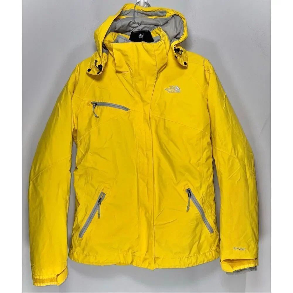 The North Face HyVent women's winter jacket with a gray inner lining size medium